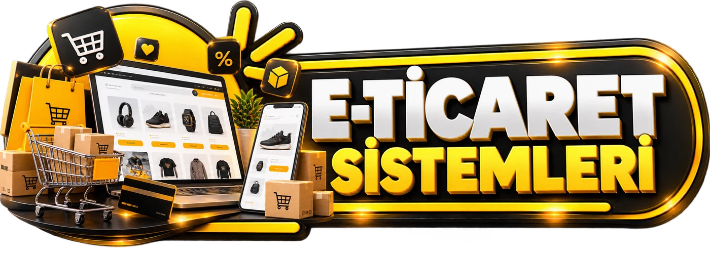 E-Ticaret Sitesi hizmet bannerı
